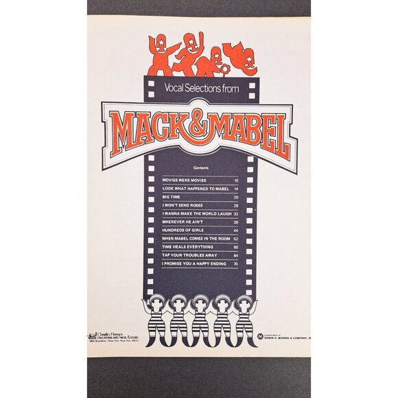 Vintage Vocal Selections Mack Mabel Musical Sheet Music Songbook 1974 Bernadette - Picture 4 of 11